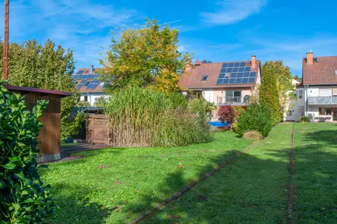 Garten – Doppelhaushälfte in Hösbach